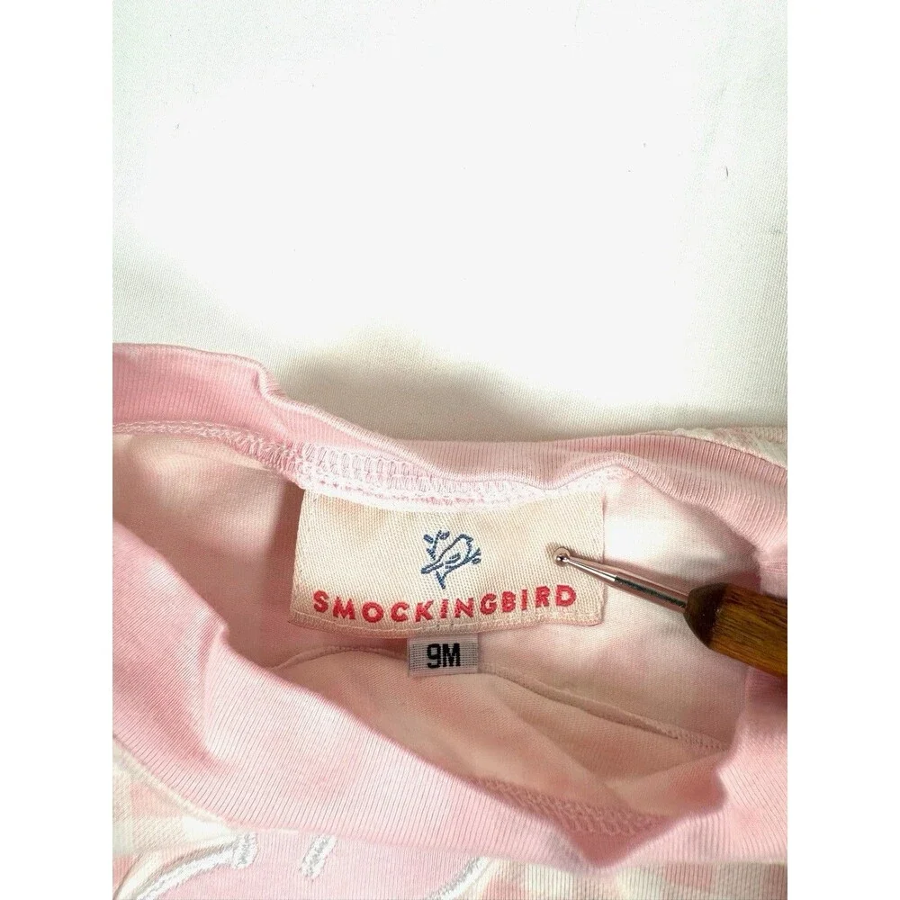 SMOCKINGBIRD Girls Bunny Pajama‎ Set 9M Cottagecore Sweet Cozy Soft